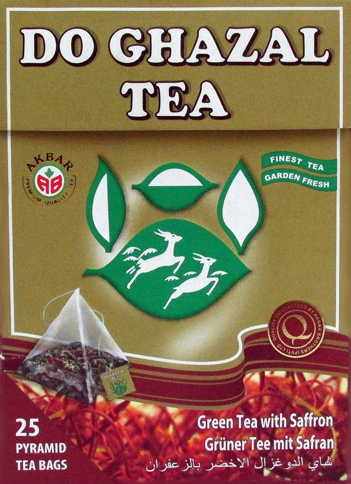 Do Ghazal Tea Green Tea With Saffron 25 bags