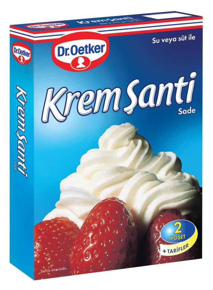 Dr Oetker Whipped Cream plain Krem Santi Sade 5.30oz (2unit)