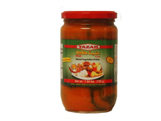 Tazah Anba Hot, Mixed Vegetable Pickle 600gr