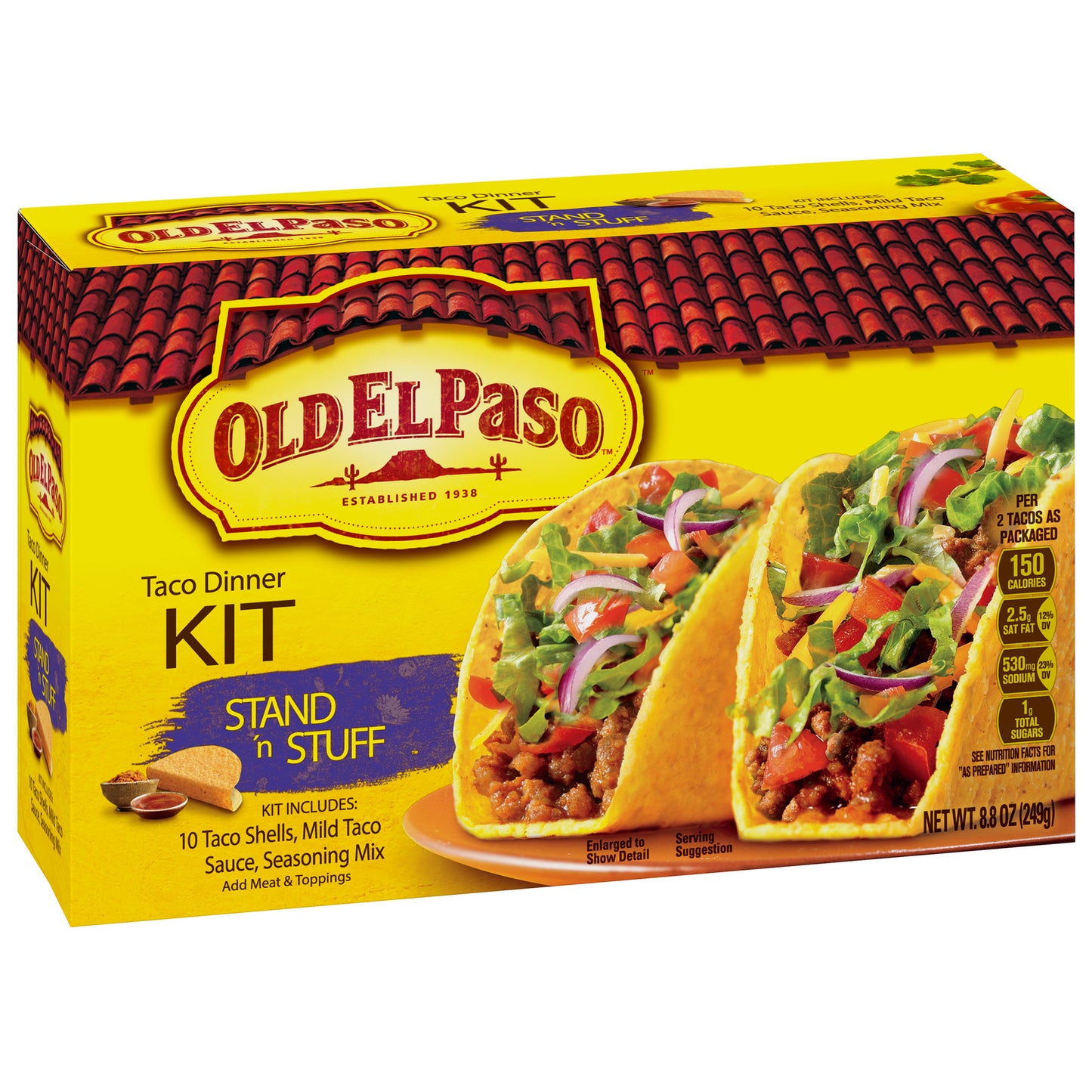 Old El Paso Stand 'n Stuff Taco Dinner Kit,  8.8 oz.