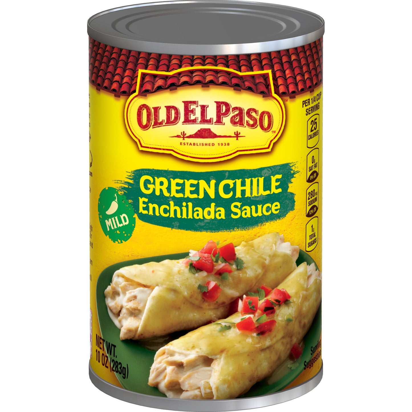 Old El Paso Mild Green Chile Enchilada Sauce, 10 oz