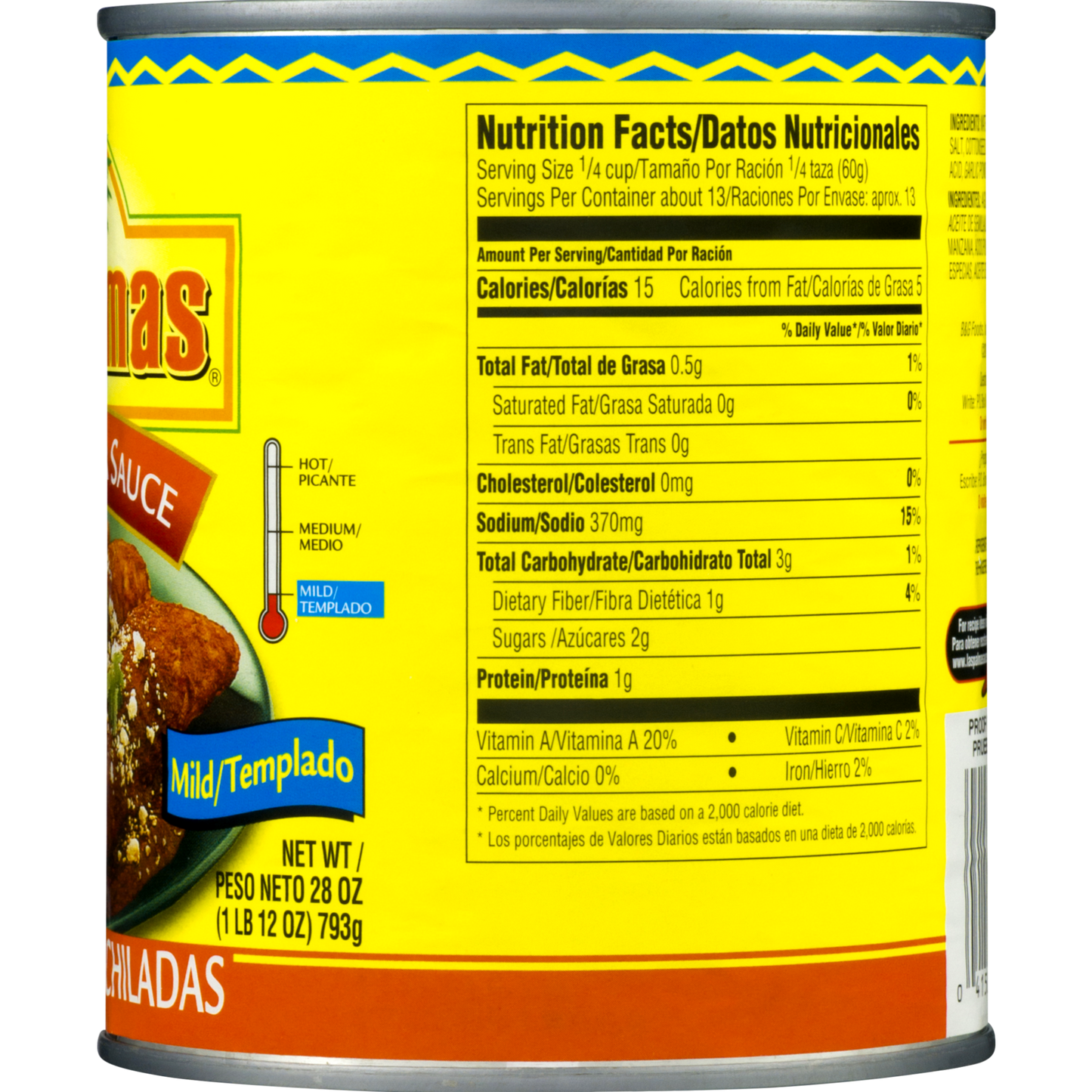 Las Palmas Mild Enchilada Sauce 28 Oz Can