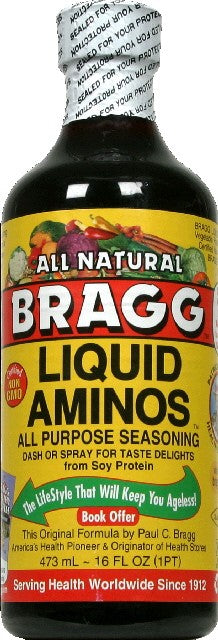 Bragg All Natural Liquid Aminos All Purpose Seasoning, 16 Fl Oz