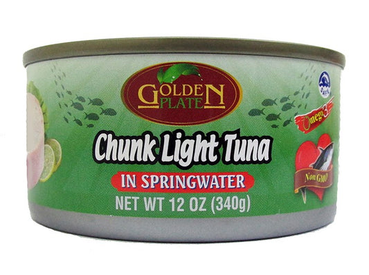 Golden Plate Chunk Light Tuna in Springwater 12oz