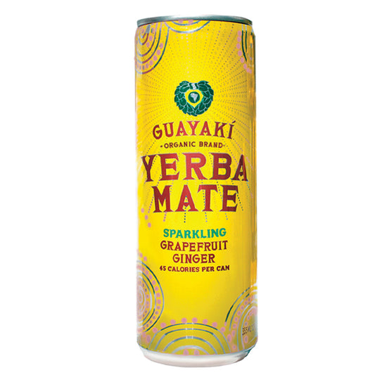 Guayaki Yerba Mate Sparkling Grapefruit Ginger 12oz