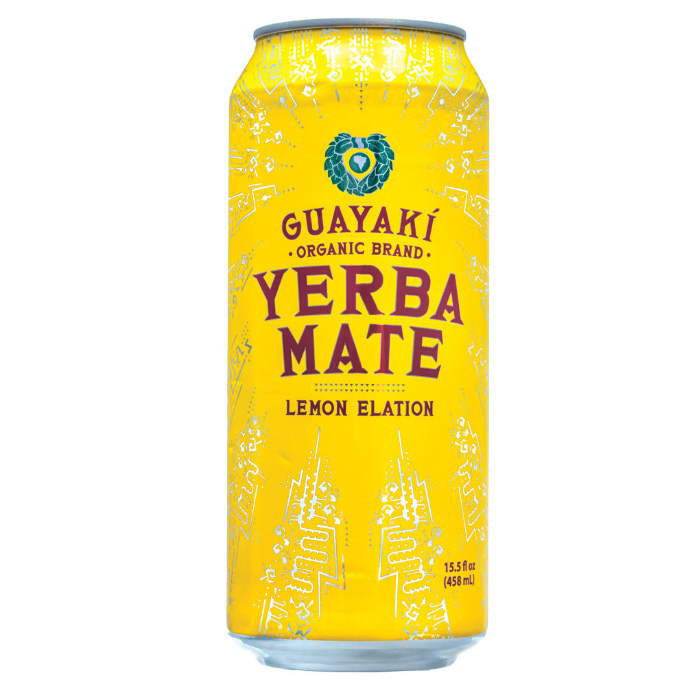 Guayaki Yerba Mate Lemon Elation Organic Brand 15.5oz