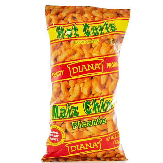 Diana maíz Chino Hot Curls Chips 66gr
