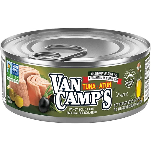 Van Camp’s Tuna in Olive oil límites en Aceite de oliva 5oz