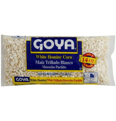 Goya Maiz Trillado Blanco white Hominy Corn 14oz