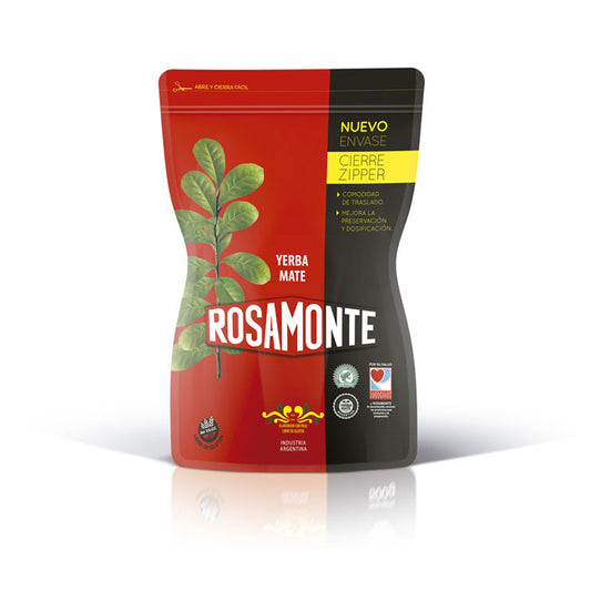 Rosamonte Yerba Mate cierre Zipper 500gr