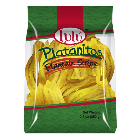 Lulú Platanitos Strips chips family pack 350 gr
