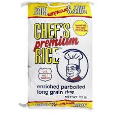 Chef’s Premium ParBoiled Rice 25lb