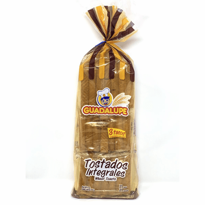 Tostadas Guadalupe Integrales Wheat Toasts 256gr