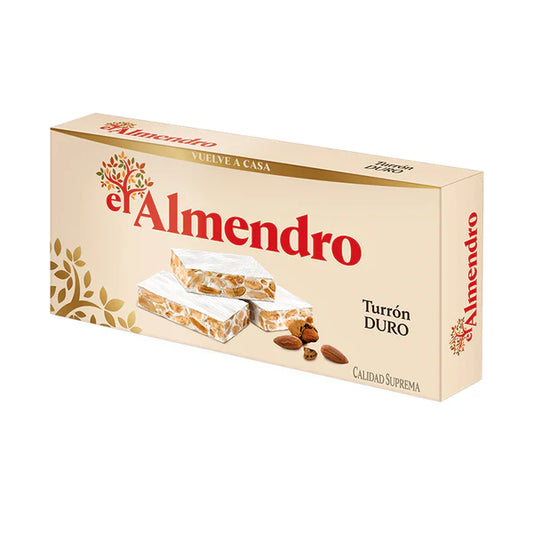 El Almendro Turrón Duro  Crunchy Almond Nougat 200gr