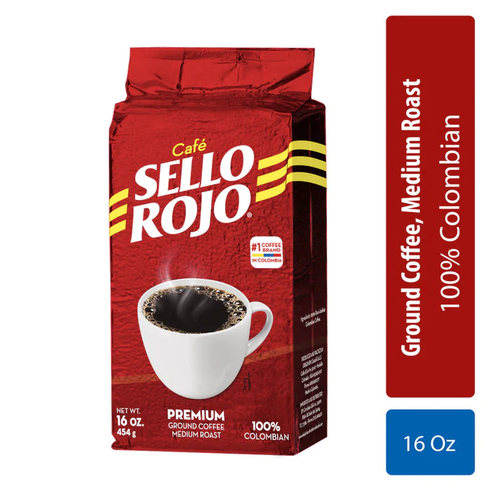 Cafe sello Rojo Ground Coffee 16oz