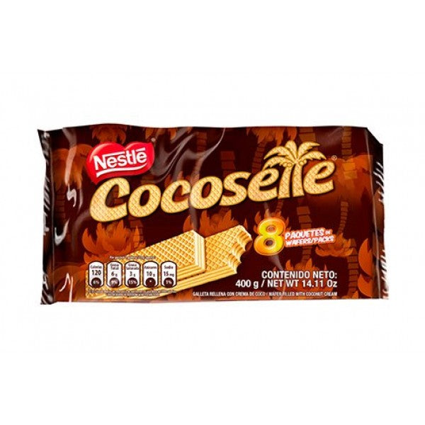 Cocosette - Pack of 8 400g - Wafer Cookie Filled with Coconut