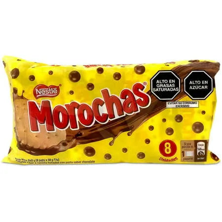 Nestle Galletas Morochas chocolate Cookies 8 Packs 240gr