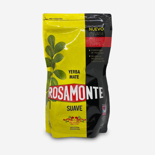 Rosamonte Yerba Mate Suave Cierre Zipper 500gr