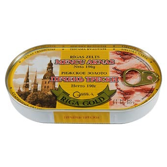 Riga Gold God Liver in Oil (Easy Opener) 190g