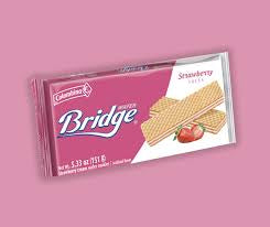 Colombina Bridge Wafer Strawberry 151gr