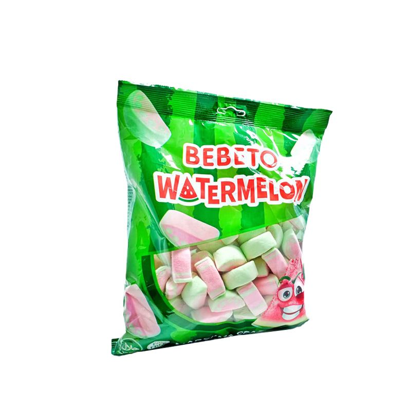 Bebeto Watermelon Crazy Halal Marshmallow 275 gr