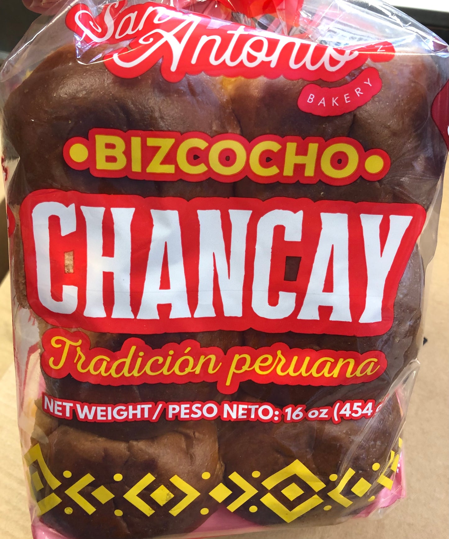 Bizcocho Pan Chancay tradición Peruana 16oz