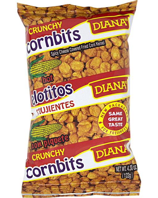 Diana Elotitos Con Piquete Corn Bits Hot 122gr