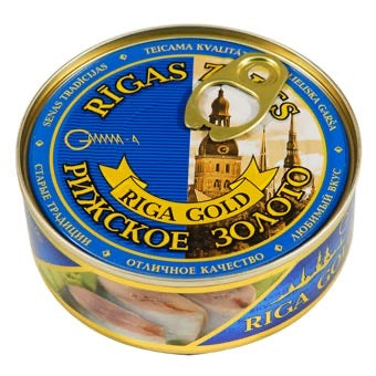 Riga Gold Atlantic Herring in Oil (Easy Opener) 240g