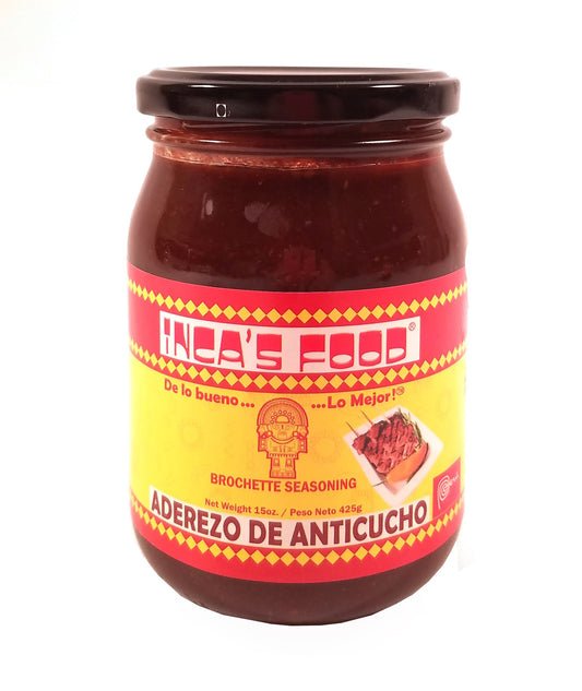 Inca’s Food Aderezo Anticucho Brochette Seasoning 15oz