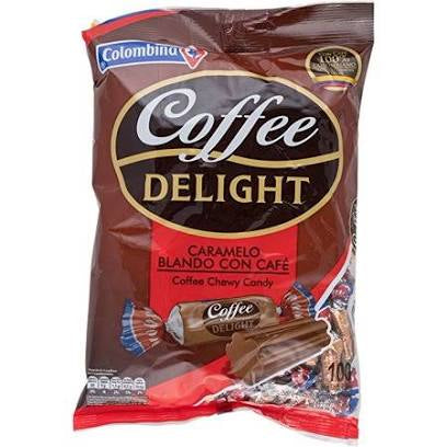 Colombina Coffee Delight 100% Colombian Coffee Soft Candy 100 Units