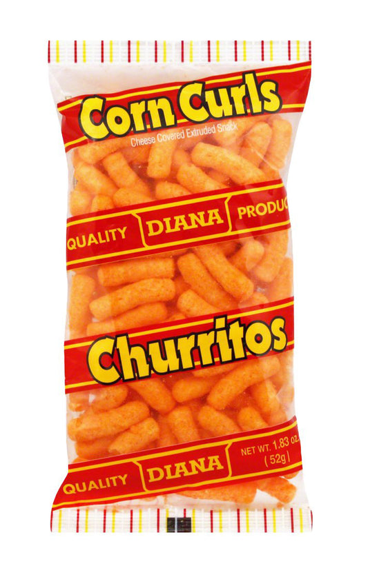 Diana Churritos Chips cheese Covered 52gr
