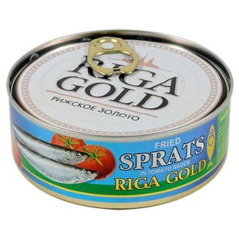 Riga Gold Fried Sprats in Tomato Sauce (Easy Opener) 240g
