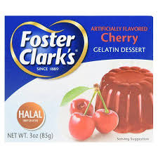 Foster Clark's Halal Gelatin Dessert Cherry 3oz