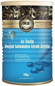 Marmarabirlik Black Olives AZ TUZLU 700gr