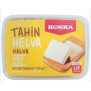 Koska Tahin Helva Sade Plain 400gr