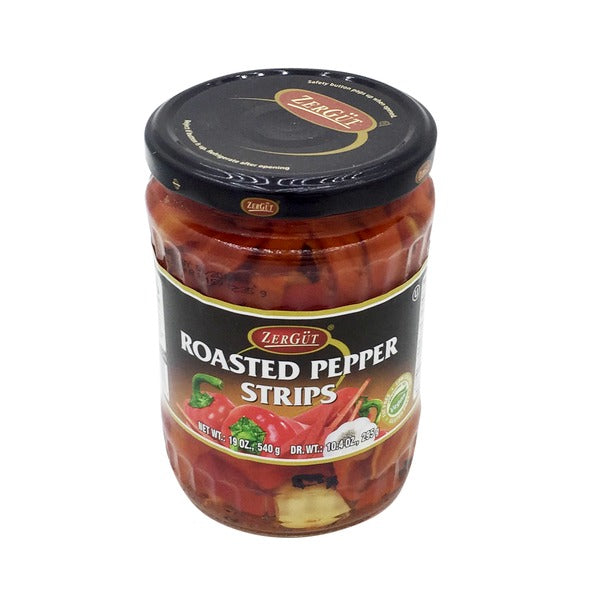 Zergut Roasted Pepper Strips 19oz