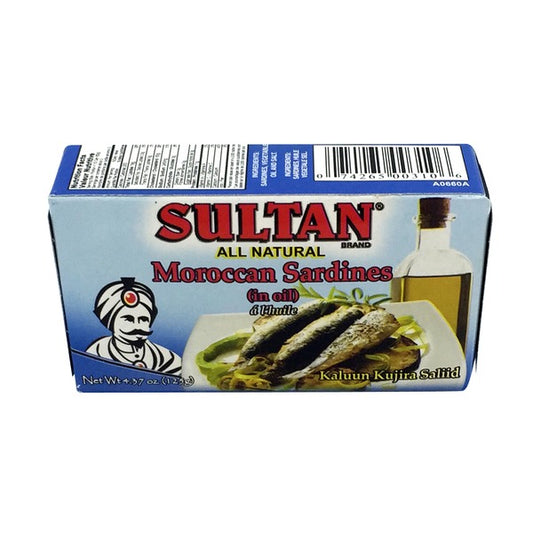 Sultan Moroccan Sardines in Oil 125gr