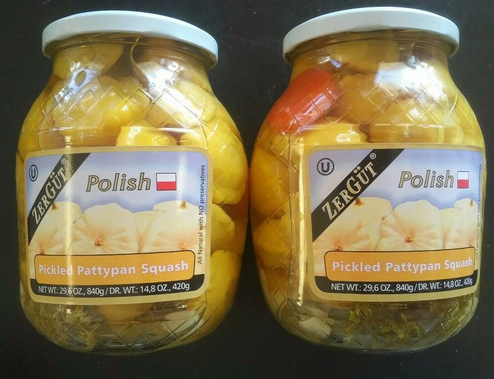 Zergut Polish Pickled Pattypan Squash 840 gr