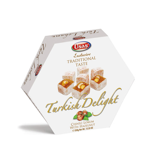 Usas Turkish Delight with Hazelnut 350gr